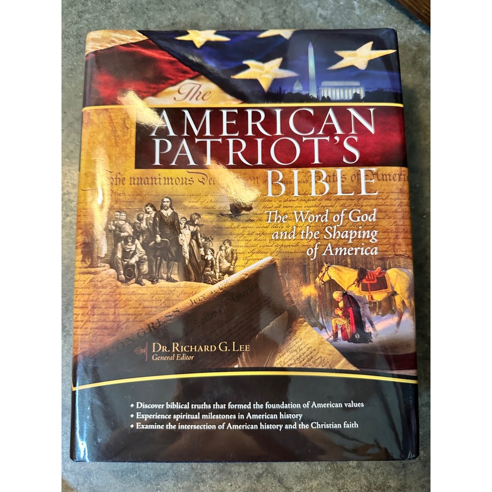 Thomas Nelson American Patriots Bible NKJV Large Print Hardcover Multicolor OS